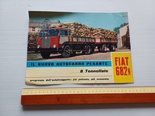 Fiat 682 N autocarro depliant italiano originale