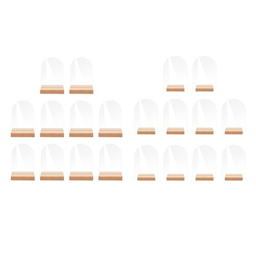 Segnaposto acrilico con - in,