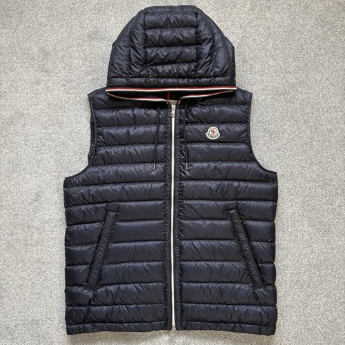 Gilet moncler cyriaque navy - gilet,