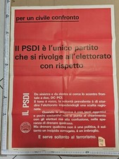 Manifesto Psdi Partito