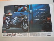 advertising Pubblicità 1992 MOTO YAMAHA TZR 125 R e JOHN KOCINSKI