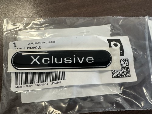 Adesivo scritta xclusive - 1, "
