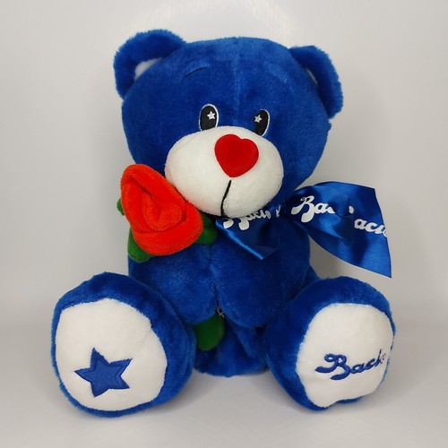 Peluche baci perugina orso blu - peluche,