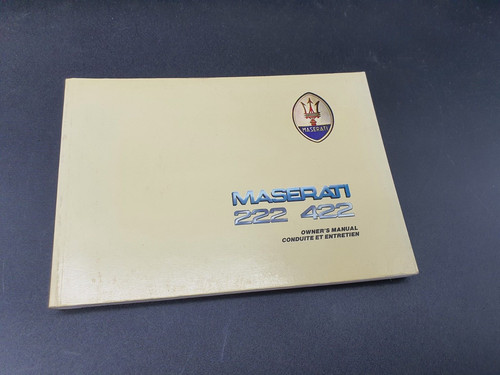 Maserati 222 422 english - , '89