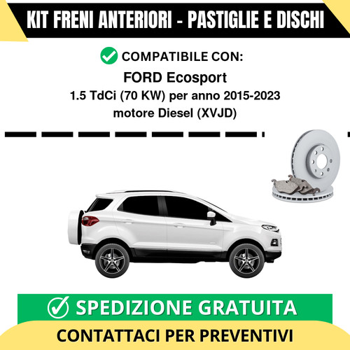 Kit freni anteriori pastiglie - freni,