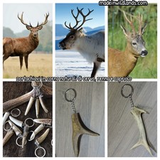 PORTACHIAVI corna naturali di