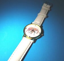 orologio da polso elegante cinturino colore bianco watch