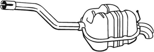 105 silenziatore posteriore - cv,