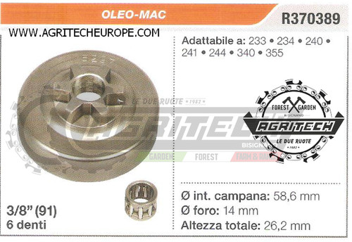 R370389 oregon pignone campana - r370389,