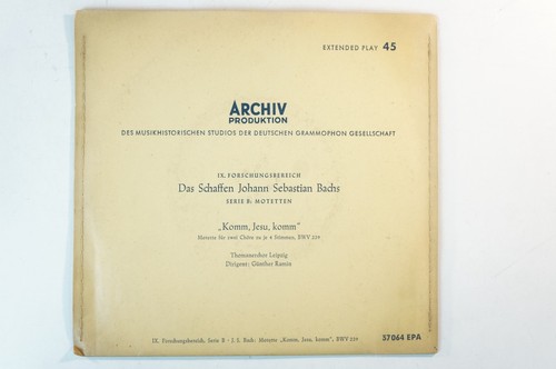 Bach motette bwv229 - motette,