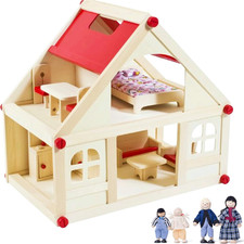 Casa Delle Bambole in Legno