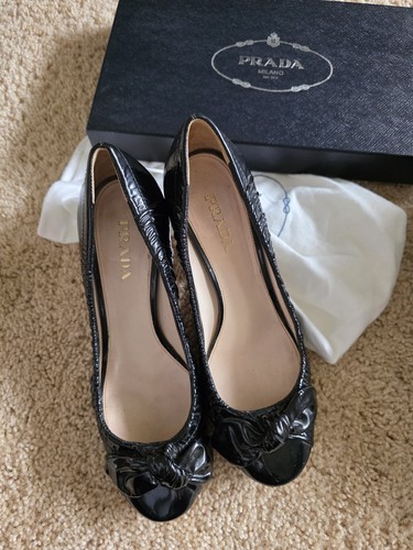 Scarpe prada nere tacco misura - scarpe,