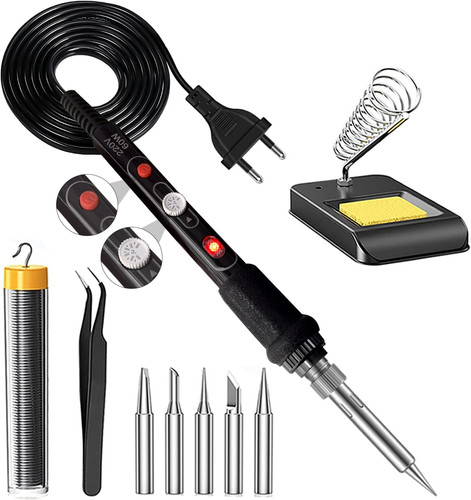 Kit saldatore 60w temperatura - kit,
