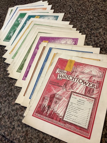 Watchtower magazine 1941 lot - watchtower,