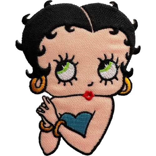 Blue dress betty - blue, patch