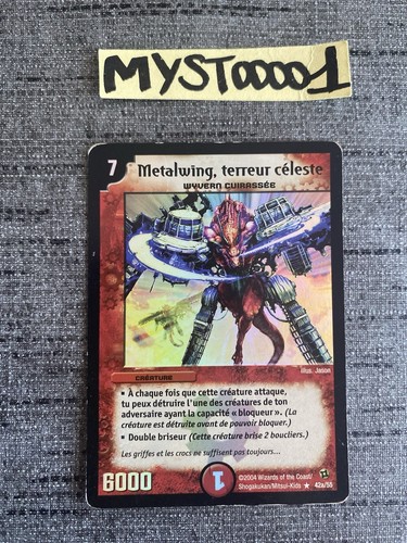Carte duel masters metalwing - carte,