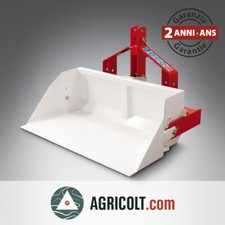 Pala GIEMME PRM 180 con ribaltamento manuale, paletta per trattori 50/90 cv