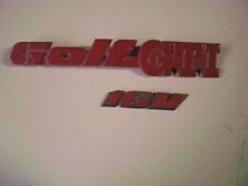 volkswagen golf fiat targhetta emblema golf gti 16v