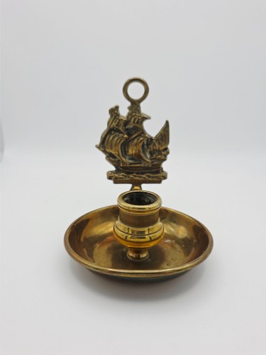 Antique brass golden hind - brass,