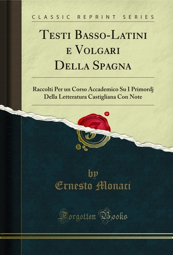 Testi basso latini - basso-latini, volgari