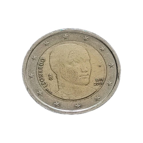 Moneta leonardo da vinci - da,