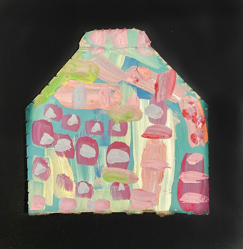 Quadro casa divertente felice