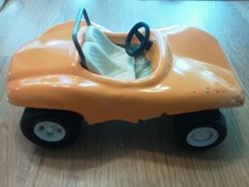 Buggy Tonka Dune giallo vintage da collezione metallo auto giocattolo pressofuso