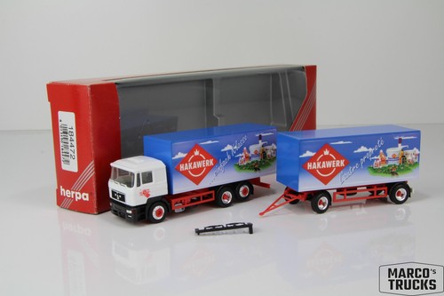 Herpa man f2000 box truck - f2000,