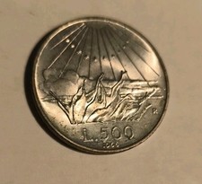 Italia 500 lire argento - 500, 1965
