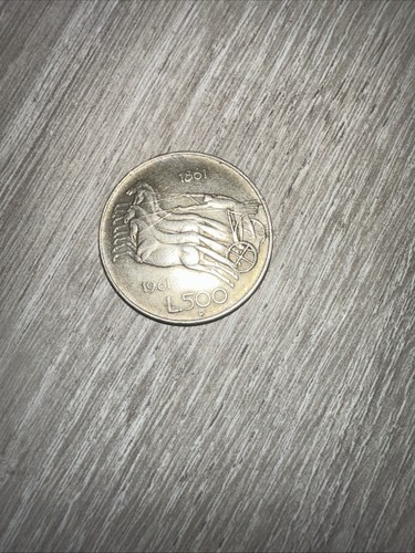 Moneta antica 500 - moneta, lire
