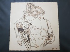 Pirografia.  San Sebastiano