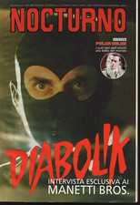rivista NOCTURNO n. 228 dicembre 2021 Diabolik - horror trash cult cinema