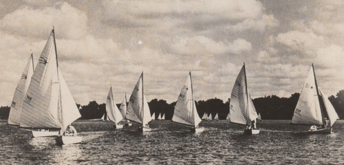 Lake clair michigan rppc - lake,