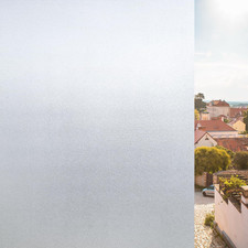 Pellicola per La Privacy per Finestre, Adesivo in Vetro Smerigliato, Bianco Opac