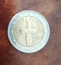 Moneta Rara Da Collezione 2 Euro Cipro "Idolo di Pomos" Anno 2008, moneta 2002