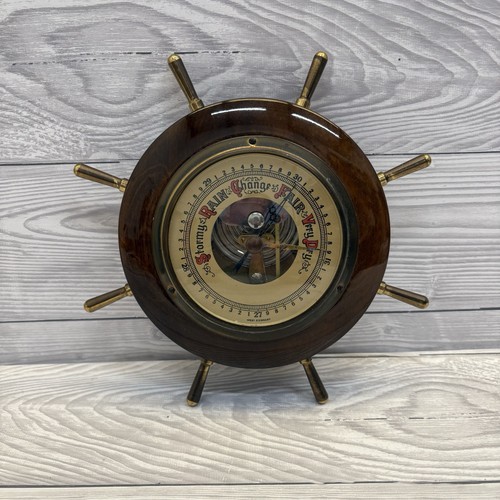 Vintage west german ship - german, wheel