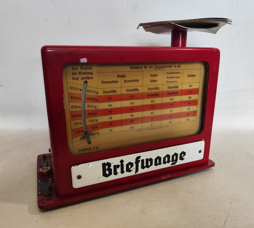 Briefwaage waage reichspost - briefwaage,