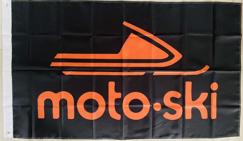 Moto ski vintage 3x5ft flag - 3x5ft,
