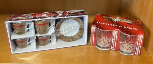 Kit natale tazzine - 4, da
