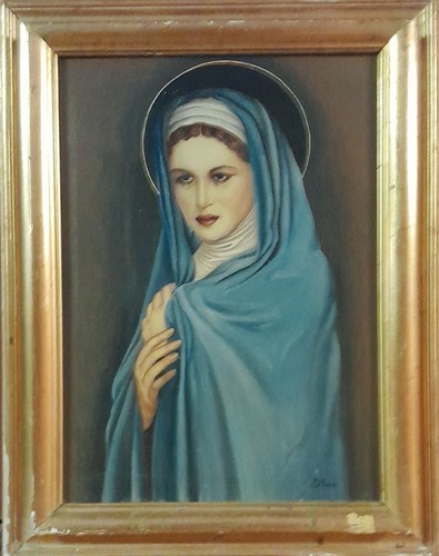 Madonna dipinta perone - madonna, da