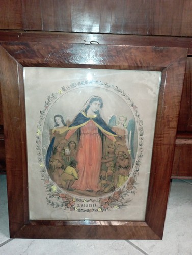 Litografia santa felicita - litografia,