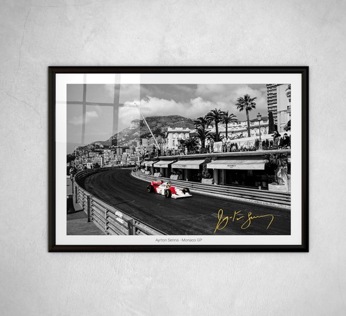 Ayrton senna monaco stampa - monaco,