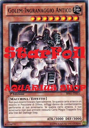 Golem ingranaggio - yu-gi-oh!,