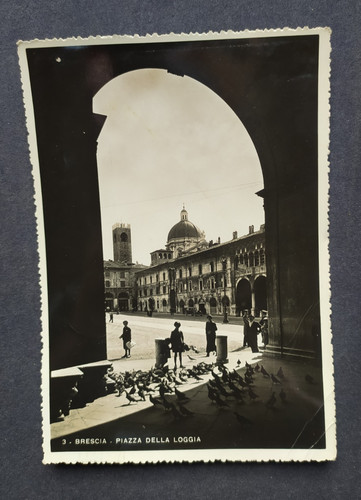Cartolina brescia piazza - cartolina,