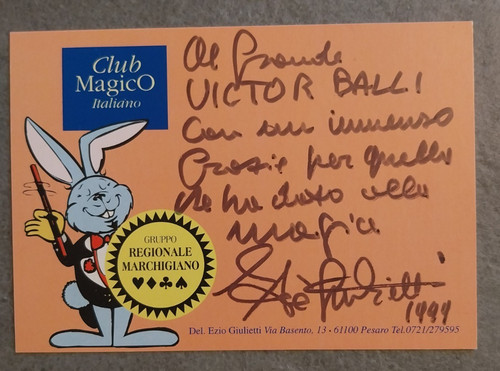 Dedica autografa ezio - autografa,