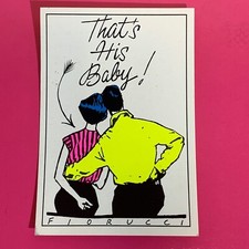 Fiorucci Stickers Series ROMANCE n. 156 Panini con velina That's His Baby