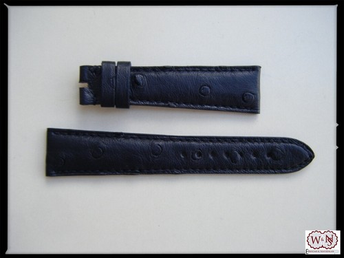 Cinturino struzzo nero per - in,