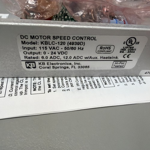Electronics kblc 120 - kb, kblc-120