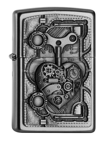 Accendino zippo steampunkheart - accendino,