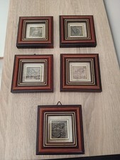 5 Quadretti (10x10) vintage